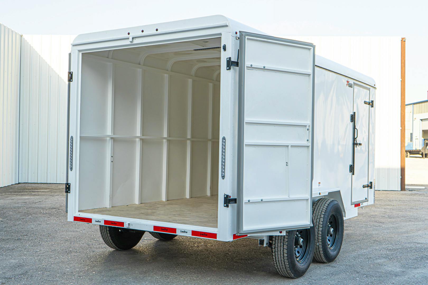 LoneStar 6.5'x16' 14k Steel Enclosed Cargo Trailer w/ Rear Barn Doors (C2) - Stock #89834 - Image 13 of 16