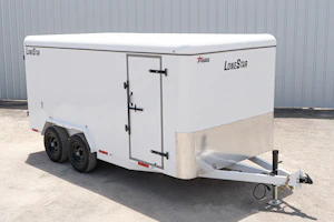LoneStar 7.10'x16' 14k Steel Enclosed Cargo Trailer w/ Rear Barn Doors (C2)