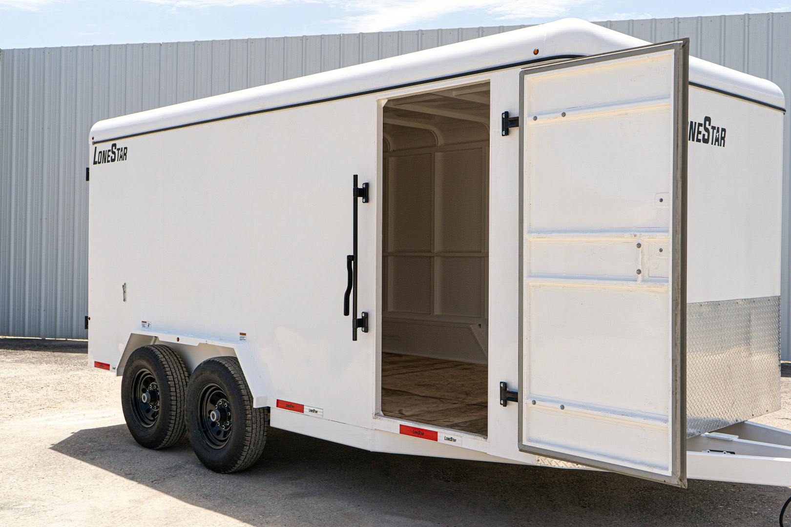 LoneStar 7.10'x16' 14k Steel Enclosed Cargo Trailer w/ Rear Barn Doors (C2) - Stock #89835 - Image 7 of 16