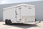LoneStar 7.10'x16' 14k Steel Enclosed Cargo Trailer w/ Rear Barn Doors (C2) Stock #89847 - Thumbnail 2
