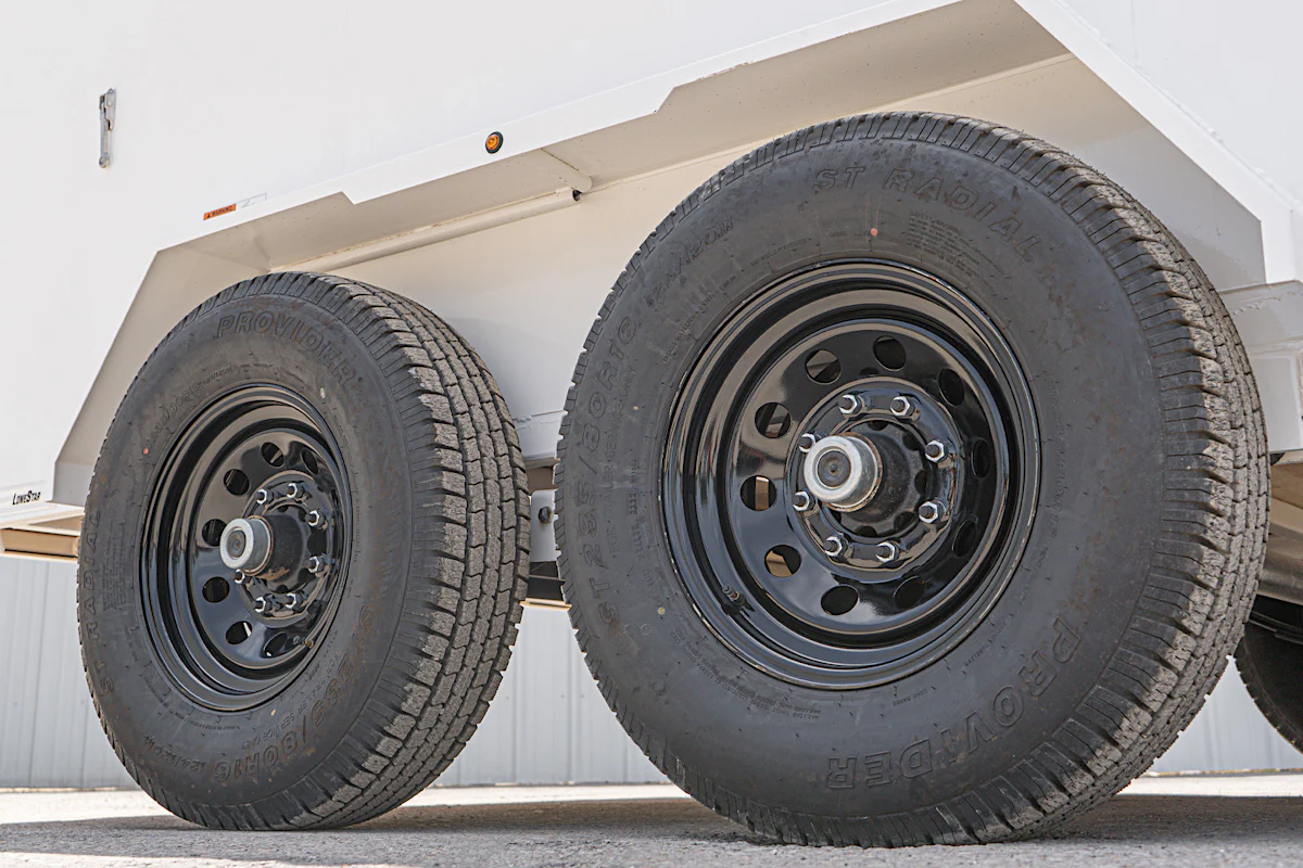 LoneStar 7.10'x16' 14k Steel Enclosed Cargo Trailer w/ Rear Barn Doors (C2) - Stock #89847 - Image 8 of 16 LoneStar 7.10'x16' 14k Steel Enclosed Cargo Trailer w/ Rear Barn Doors (C2) - Stock #89847 - Image 8 of 16