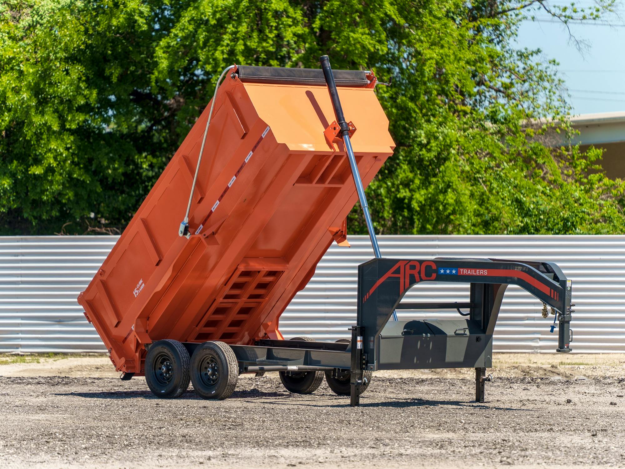 ARC Trailers 14'x83" Gooseneck Telescopic Dump Trailer w/ 4' Sides (GDT) - Stock #89854 - Image 1 of 4