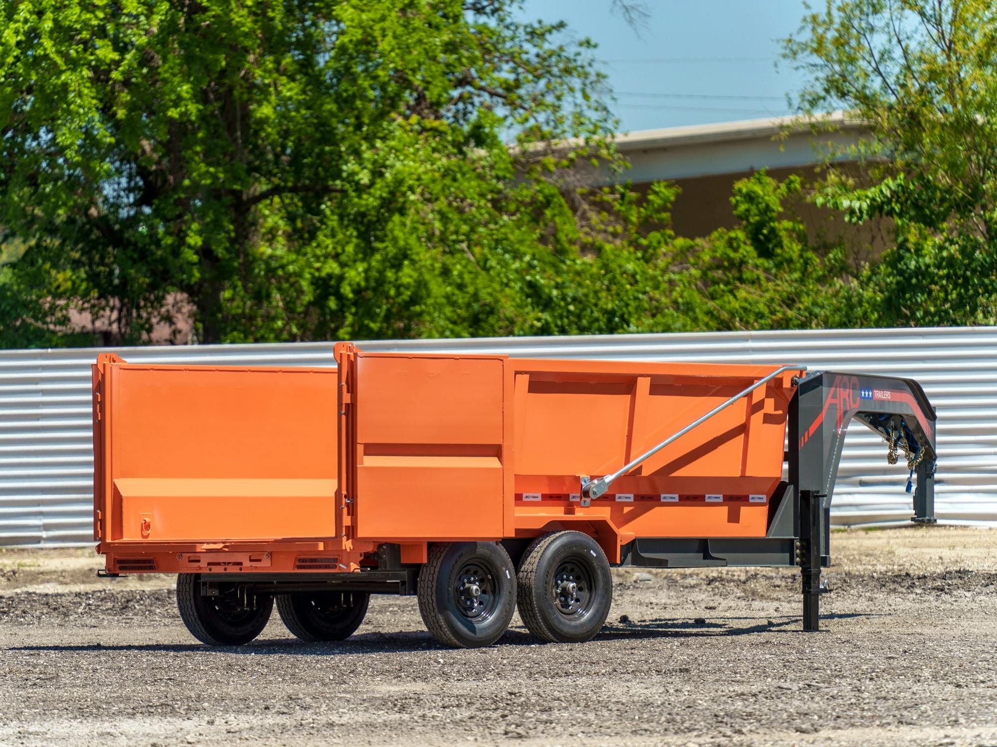 ARC Trailers 14'x83" Gooseneck Telescopic Dump Trailer w/ 4' Sides (GDT) - Stock #89854 - Image 4 of 4