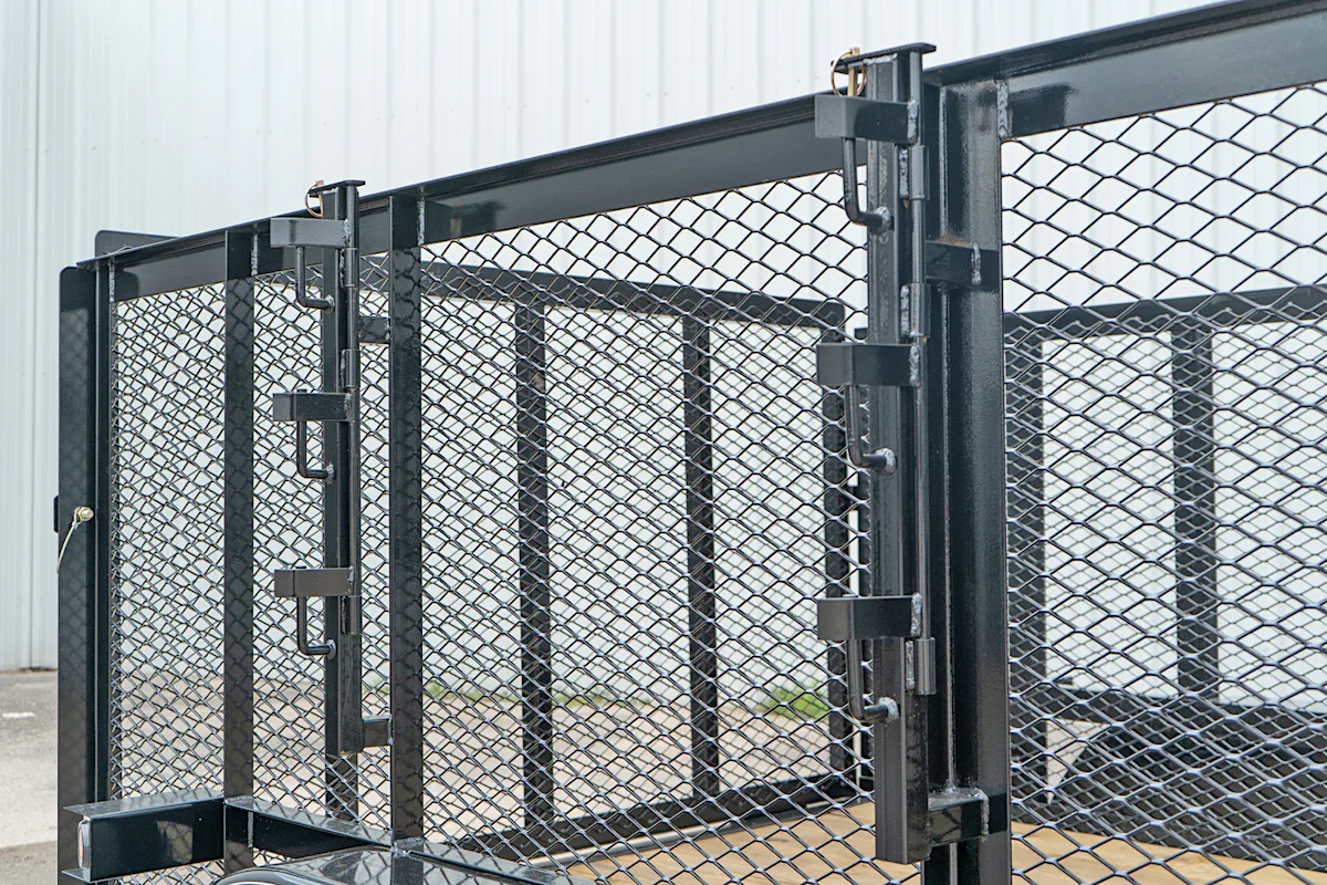 Texas Bragg 12'x83" Landscape Trailer w/ 4' Sides & 4' Gate (L2) - Stock #89864 - Image 8 of 15 Texas Bragg 12'x83" Landscape Trailer w/ 4' Sides & 4' Gate (L2) - Stock #89864 - Image 8 of 15