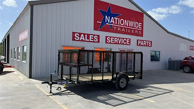 Texas Bragg 12'x77" Landscape Trailer w/ 4' Sides & 4' Gate (L1) - Stock #89879 - Image 8 of 8 Texas Bragg 12'x77" Landscape Trailer w/ 4' Sides & 4' Gate (L1) - Stock #89879 - Image 8 of 8