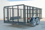 Texas Bragg 14'x83" Landscape Trailer w/ 4' Sides & 4' Gate (L2) Stock #89886 - Thumbnail 9