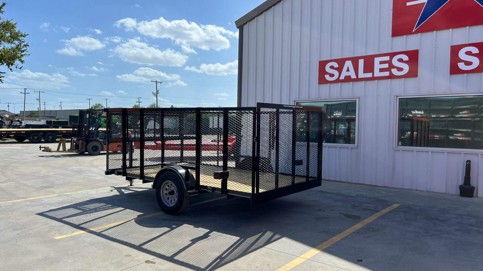Texas Bragg 12'x77" Landscape Trailer w/ 4' Sides & 4' Gate (L1) - Stock #89891 - Image 2 of 8