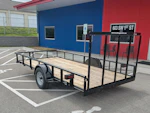 Texas Bragg 14'x77" Utility Trailer w/ 4' Gate (U1) Stock #89892 - Thumbnail 3