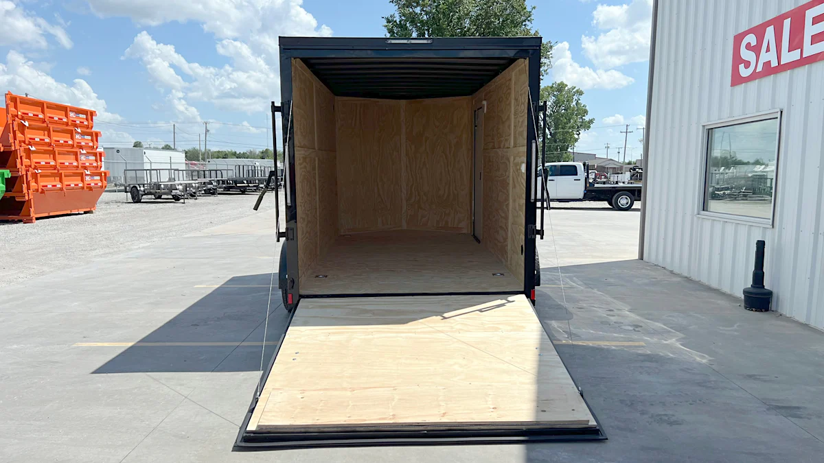 Spartan 7'x14' Enclosed Cargo Trailer w/ Rear Ramp Door (C2) - Stock #89908 - Image 5 of 9 Spartan 7'x14' Enclosed Cargo Trailer w/ Rear Ramp Door (C2) - Stock #89908 - Image 5 of 9