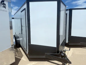 Spartan 7'x16' Enclosed Cargo Trailer w/ Rear Ramp Door (C2)
