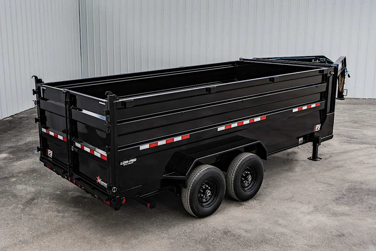 PJ Trailers 14'x83" Low Pro High Side Dump Trailer w/ 4' Sides (DM) - Stock #89913 - Image 17 of 33 PJ Trailers 14'x83" Low Pro High Side Dump Trailer w/ 4' Sides (DM) - Stock #89913 - Image 17 of 33