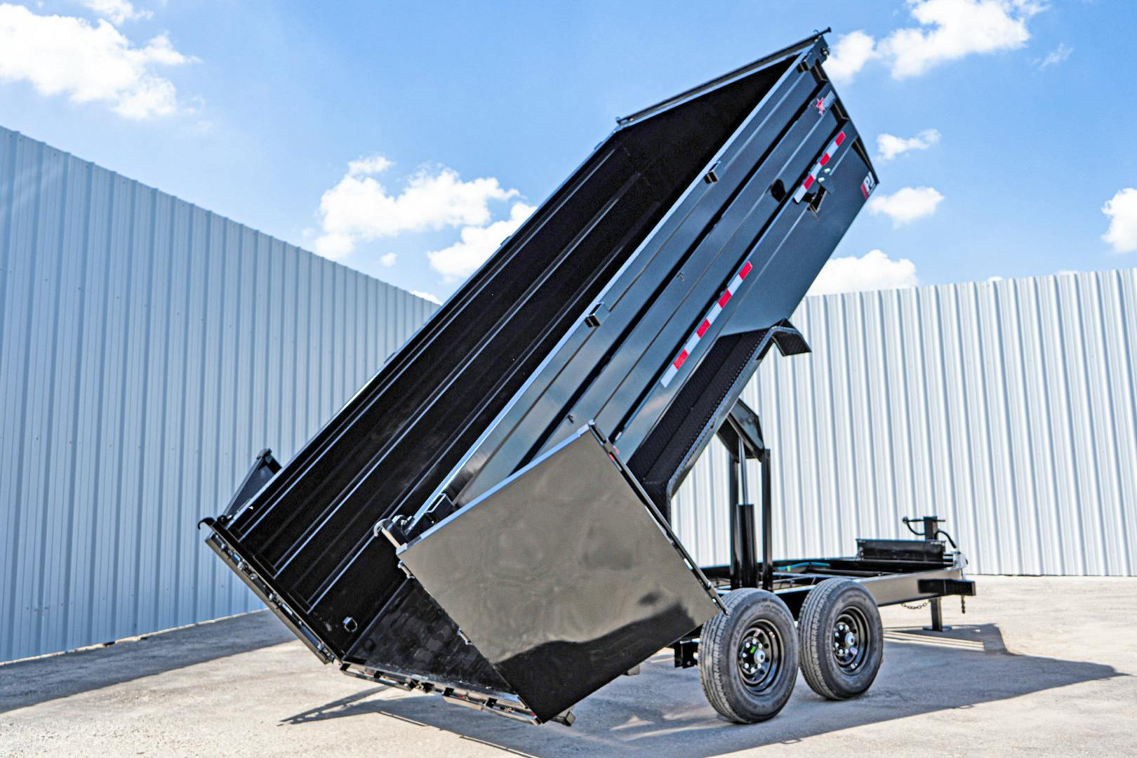 PJ Trailers 16'x83" Low Pro High Side Dump Trailer w/ 4' Sides (DM) - Stock #89914 - Image 25 of 30