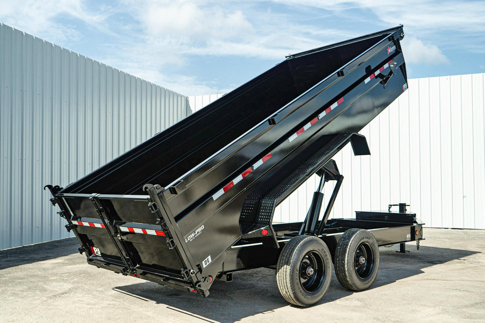 PJ Trailers 16'x83" HD Low Pro Dump Trailer w/ 3' Sides (DE) - Stock #89924 - Image 19 of 27