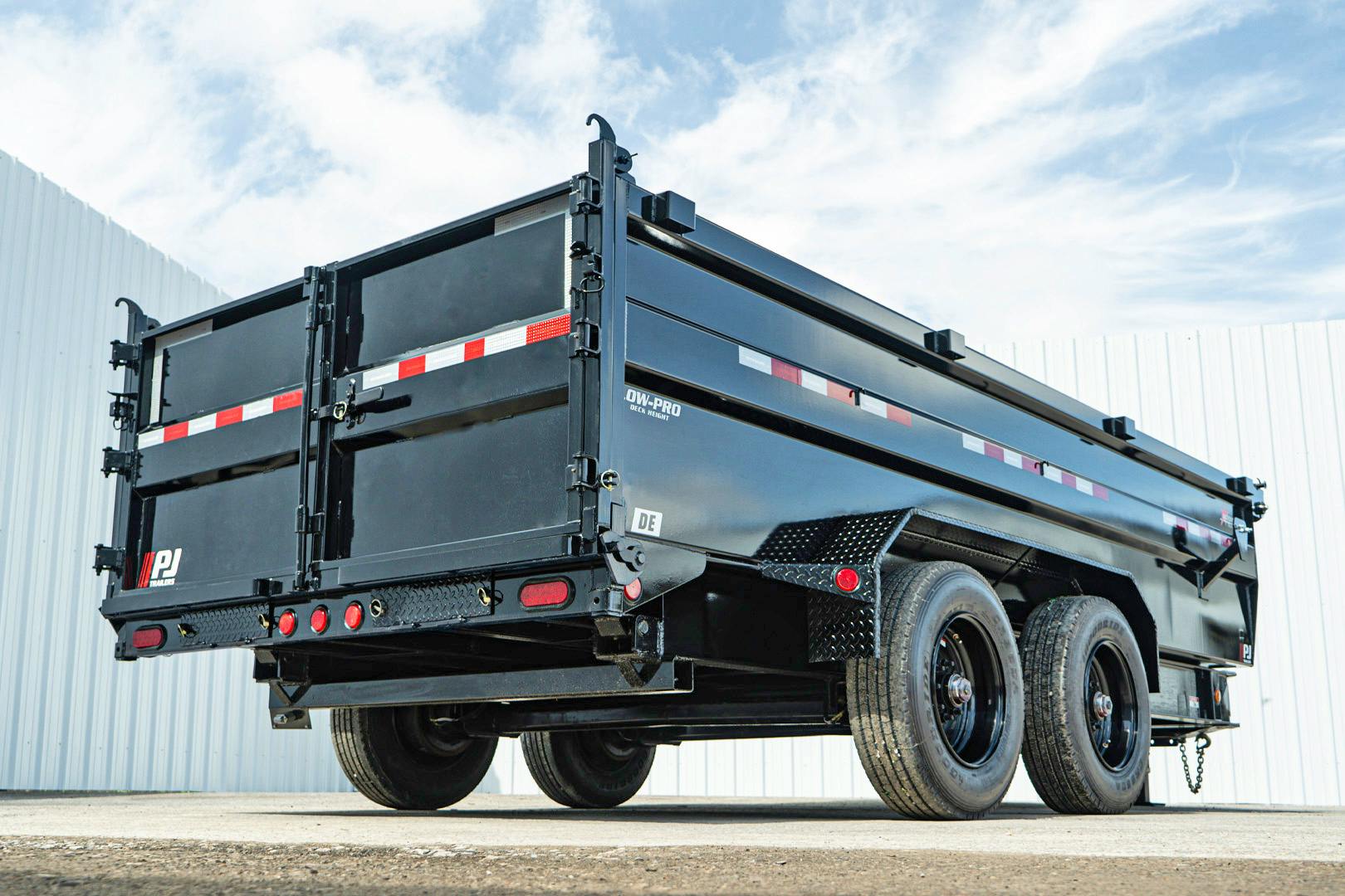 PJ Trailers 16'x83" HD Low Pro Dump Trailer w/ 3' Sides (DE) - Stock #89924 - Image 24 of 27