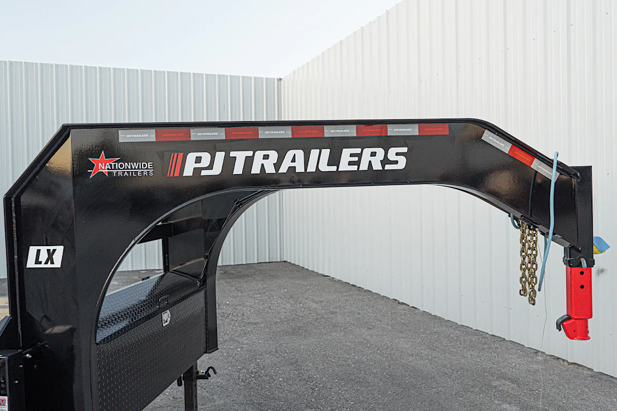 PJ Trailers 40'x102" 18k Gooseneck Flatbed Trailer w/ Singles (LX) - Stock #89930 - Image 12 of 27 PJ Trailers 40'x102" 18k Gooseneck Flatbed Trailer w/ Singles (LX) - Stock #89930 - Image 12 of 27