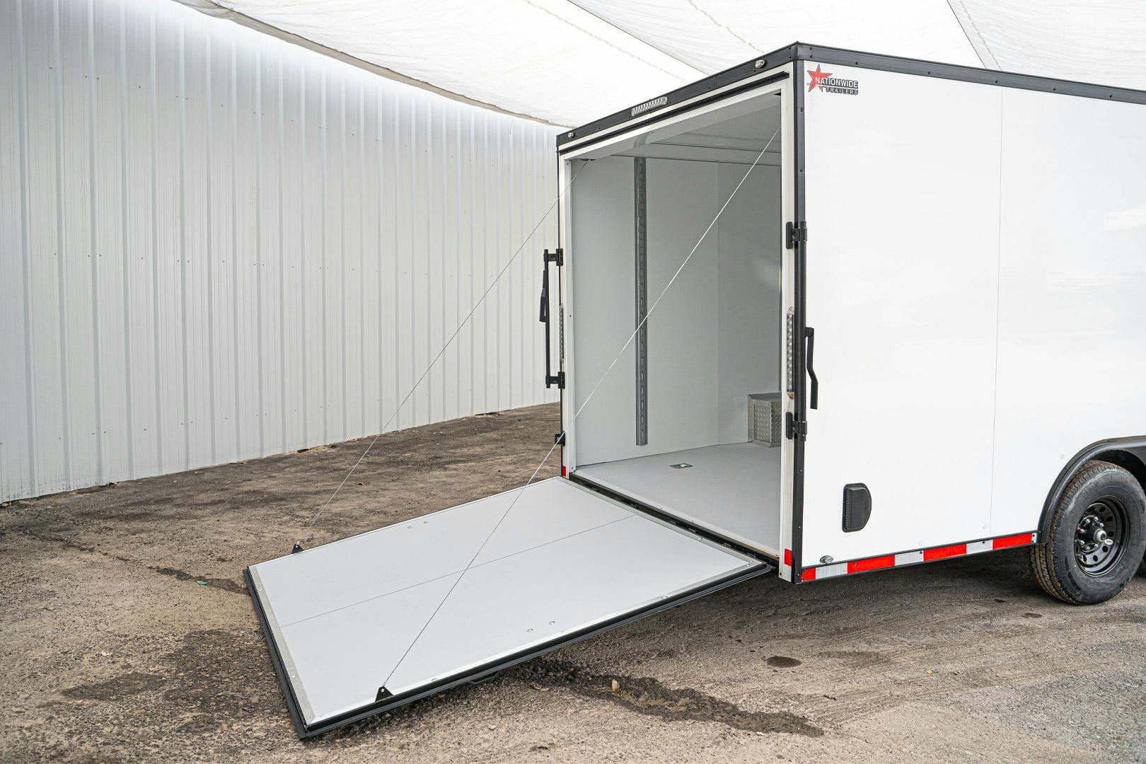 CellTech 8.5'x20' All-Steel Enclosed Cargo Trailer w/ Rear Ramp Door (C2) - Stock #89944 - Image 10 of 18