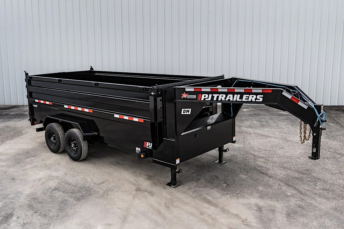 PJ Trailers 16'x83" Low Pro High Side Dump Trailer w/ 4' Sides (DM) - Stock #89952 - Image 3 of 34 PJ Trailers 16'x83" Low Pro High Side Dump Trailer w/ 4' Sides (DM) - Stock #89952 - Image 3 of 34