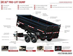PJ Trailers 16'x83" Low Pro High Side Dump Trailer w/ 4' Sides (DM) Stock #89952 - Thumbnail 34