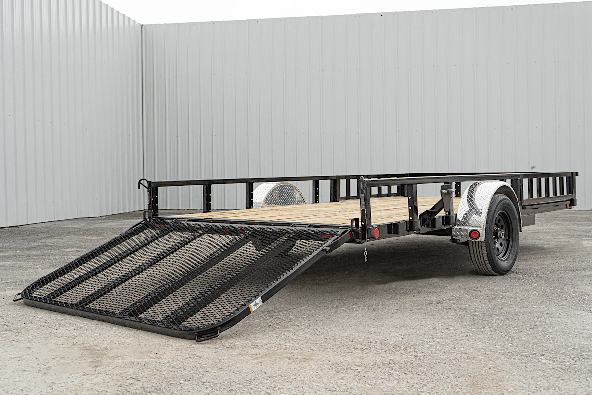 PJ Trailers 14'x83" Single Axle 4" Channel Utility Trailer (U8) - Stock #89956 - Image 17 of 19 PJ Trailers 14'x83" Single Axle 4" Channel Utility Trailer (U8) - Stock #89956 - Image 17 of 19