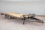 PJ Trailers 24'x102" 8" I-Beam Deckover Flatbed Trailer (F8) Stock #89957 - Thumbnail 2