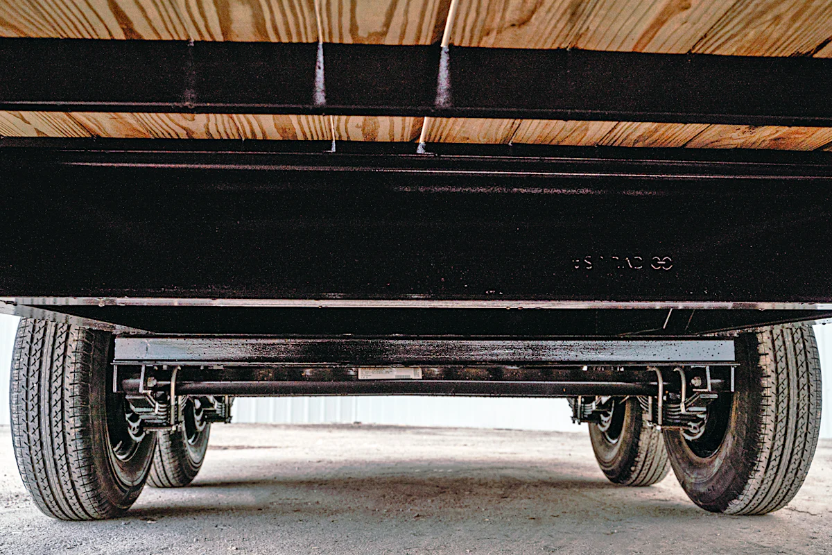 PJ Trailers 24'x102" 8" I-Beam Deckover Flatbed Trailer (F8) - Stock #89957 - Image 9 of 16 PJ Trailers 24'x102" 8" I-Beam Deckover Flatbed Trailer (F8) - Stock #89957 - Image 9 of 16