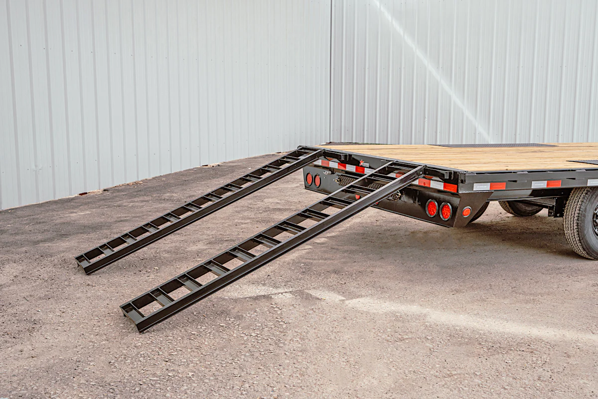 PJ Trailers 24'x102" 8" I-Beam Deckover Flatbed Trailer (F8) - Stock #89957 - Image 12 of 16 PJ Trailers 24'x102" 8" I-Beam Deckover Flatbed Trailer (F8) - Stock #89957 - Image 12 of 16