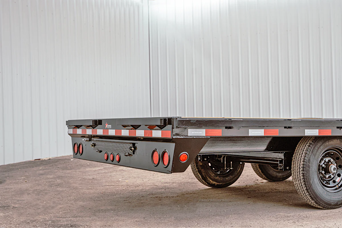 PJ Trailers 24'x102" 8" I-Beam Deckover Flatbed Trailer (F8) - Stock #89957 - Image 13 of 16 PJ Trailers 24'x102" 8" I-Beam Deckover Flatbed Trailer (F8) - Stock #89957 - Image 13 of 16