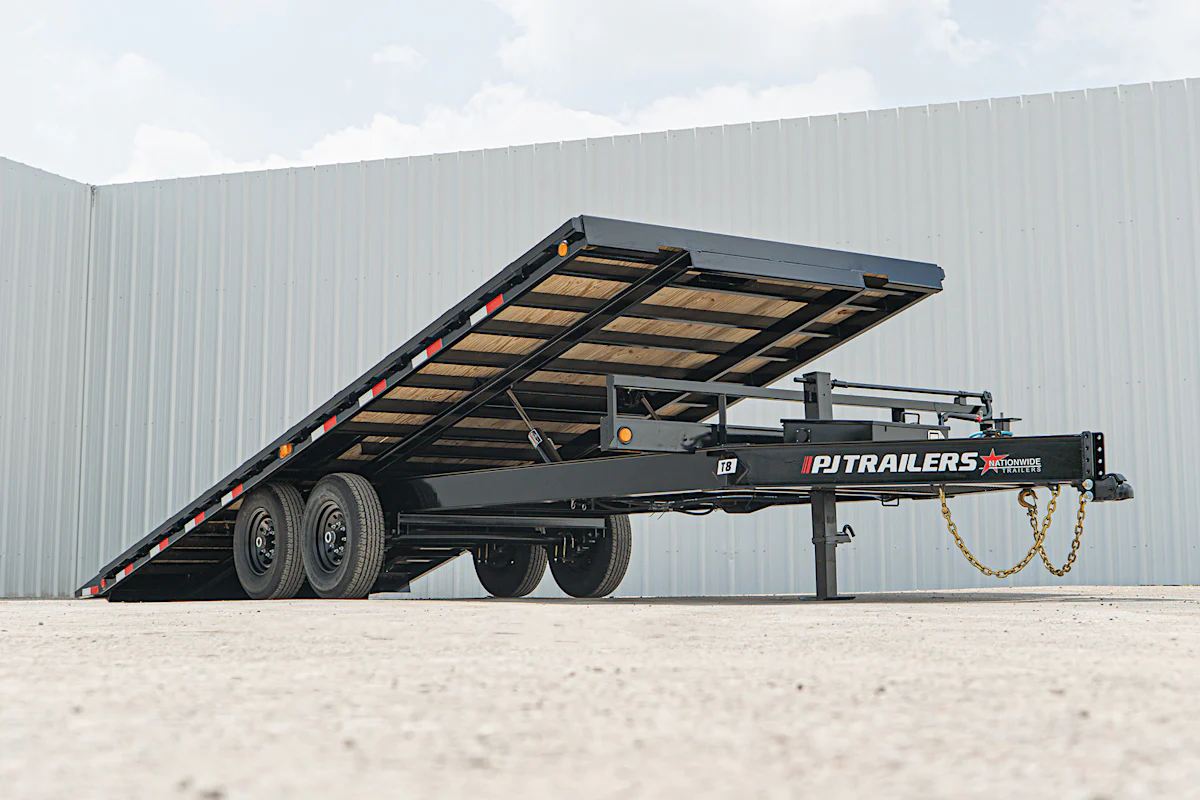 PJ Trailers 22'x102" Deckover Power Tilt Trailer (T8) - Stock #89959 - Image 5 of 22 PJ Trailers 22'x102" Deckover Power Tilt Trailer (T8) - Stock #89959 - Image 5 of 22