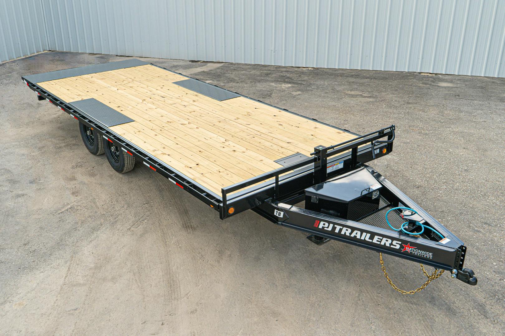 PJ Trailers 22'x102" Deckover Power Tilt Trailer (T8) - Stock #89959 - Image 7 of 22