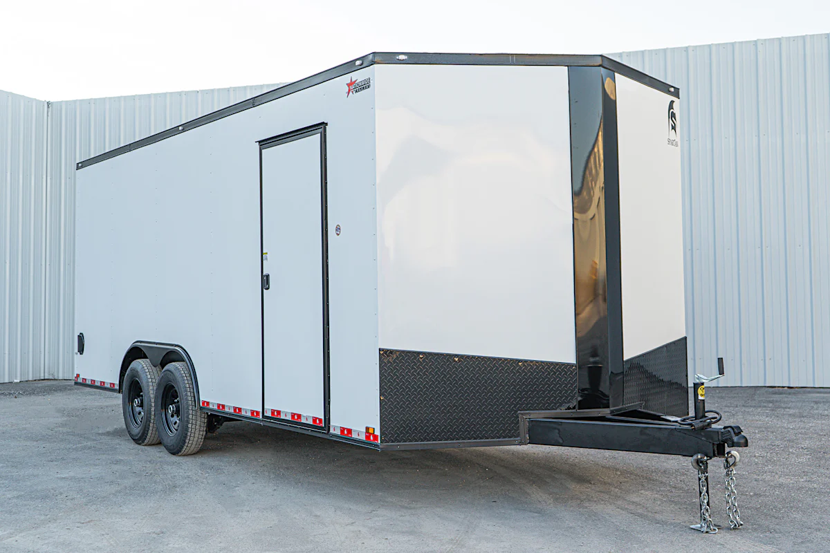 Spartan 8.5'x20' Enclosed Cargo Trailer w/ Rear Ramp Door (C2) - Stock #90016 - Image 2 of 13 Spartan 8.5'x20' Enclosed Cargo Trailer w/ Rear Ramp Door (C2) - Stock #90016 - Image 2 of 13