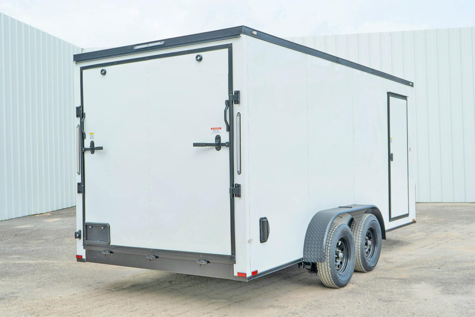 Spartan 7'x16' Enclosed Cargo Trailer w/ Rear Ramp Door (C2) - Stock #90022 - Image 14 of 17