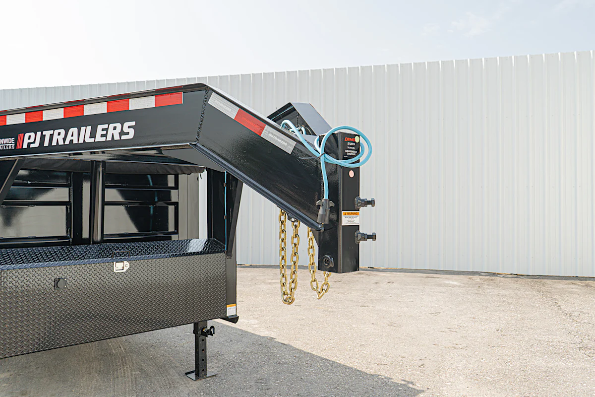 PJ Trailers 16'x83" Gooseneck Telescopic Dump Trailer w/ 4' Sides (DT) - Stock #90023 - Image 10 of 31 PJ Trailers 16'x83" Gooseneck Telescopic Dump Trailer w/ 4' Sides (DT) - Stock #90023 - Image 10 of 31