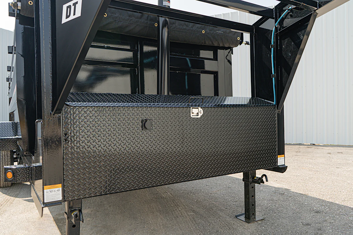 PJ Trailers 16'x83" Gooseneck Telescopic Dump Trailer w/ 4' Sides (DT) - Stock #90023 - Image 11 of 31 PJ Trailers 16'x83" Gooseneck Telescopic Dump Trailer w/ 4' Sides (DT) - Stock #90023 - Image 11 of 31