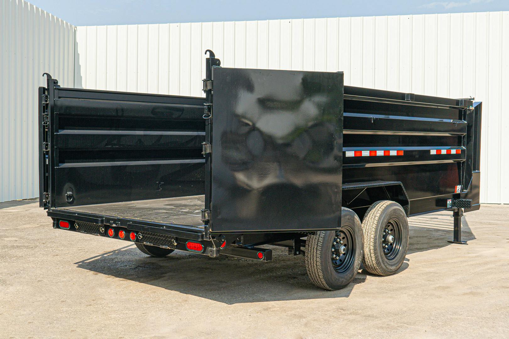 PJ Trailers 16'x83" Gooseneck Telescopic Dump Trailer w/ 4' Sides (DT) - Stock #90023 - Image 24 of 31
