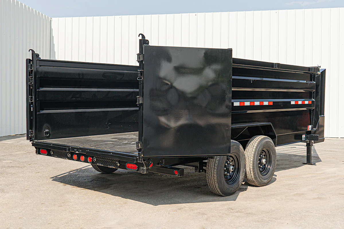 PJ Trailers 16'x83" Gooseneck Telescopic Dump Trailer w/ 4' Sides (DT) - Stock #90023 - Image 24 of 31 PJ Trailers 16'x83" Gooseneck Telescopic Dump Trailer w/ 4' Sides (DT) - Stock #90023 - Image 24 of 31