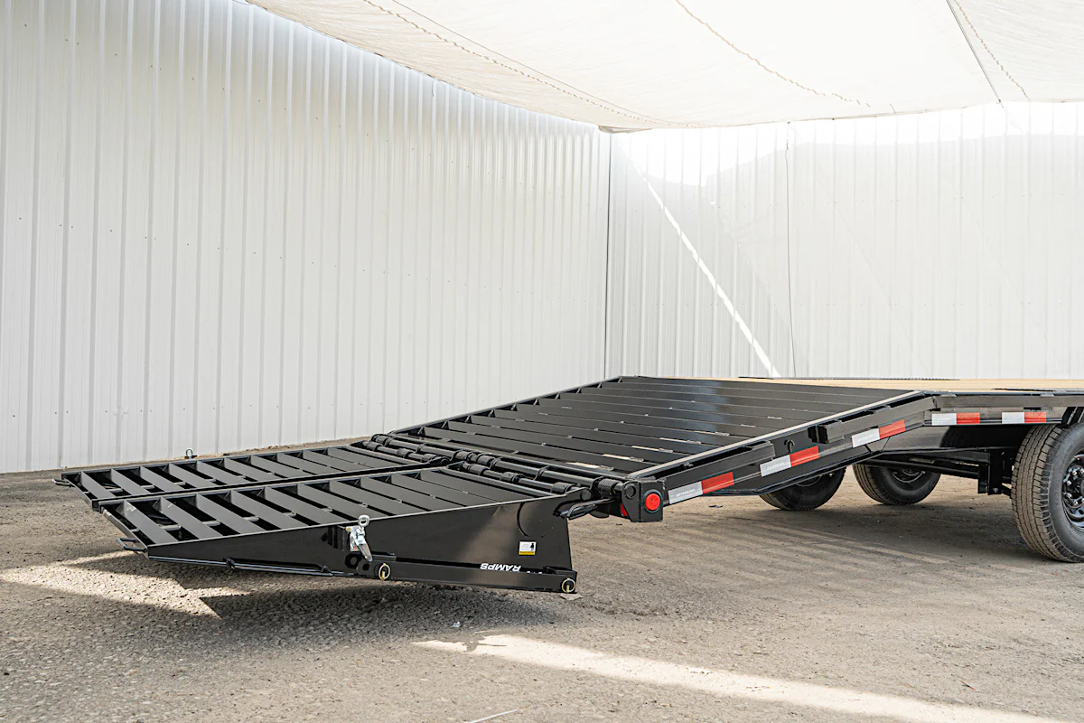 PJ Trailers 32'x102" Gooseneck Low Pro Flatbed Trailer w/ Singles (LS) - Stock #90025 - Image 14 of 16 PJ Trailers 32'x102" Gooseneck Low Pro Flatbed Trailer w/ Singles (LS) - Stock #90025 - Image 14 of 16