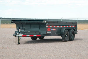 ARC Trailers 14'x83" Scissor Lift Dump w/ 2ft Sides (BDZ)