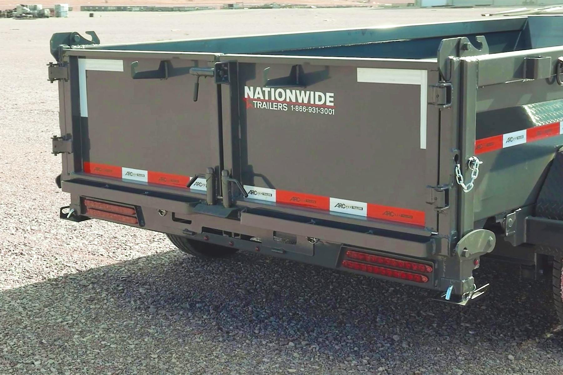 ARC Trailers 14'x83" Scissor Lift Dump w/ 2ft Sides (BDZ) - Stock #90038 - Image 9 of 12