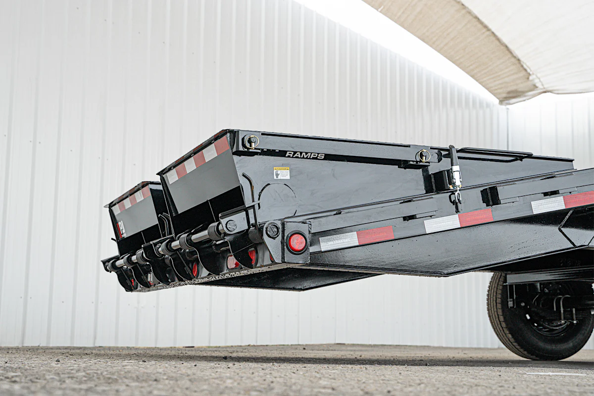 PJ Trailers 32'x102" Gooseneck Low Pro Flatbed Trailer w/ Singles (LS) - Stock #90042 - Image 15 of 16 PJ Trailers 32'x102" Gooseneck Low Pro Flatbed Trailer w/ Singles (LS) - Stock #90042 - Image 15 of 16