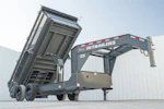 PJ Trailers 16'x83" Gooseneck HD Low Pro Dump Trailer w/ 3' Sides (DE) Stock #90043 - Thumbnail 5