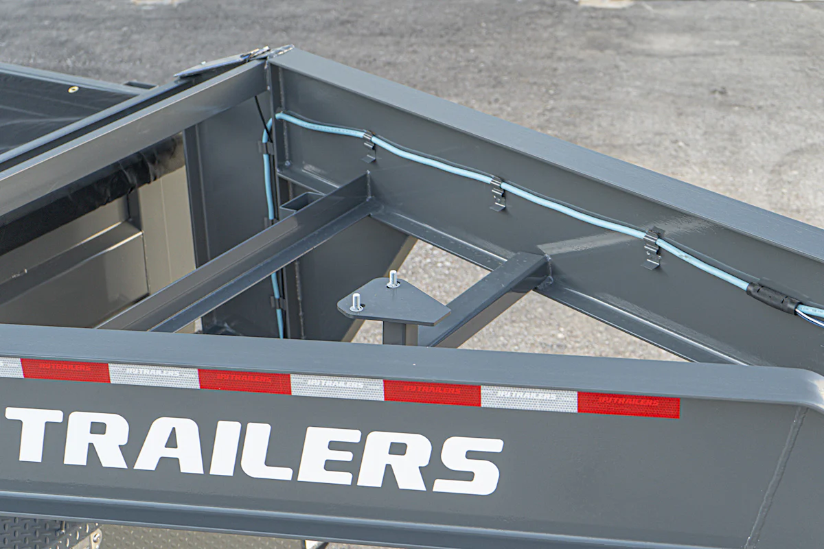 PJ Trailers 16'x83" Gooseneck HD Low Pro Dump Trailer w/ 3' Sides (DE) - Stock #90043 - Image 11 of 32 PJ Trailers 16'x83" Gooseneck HD Low Pro Dump Trailer w/ 3' Sides (DE) - Stock #90043 - Image 11 of 32