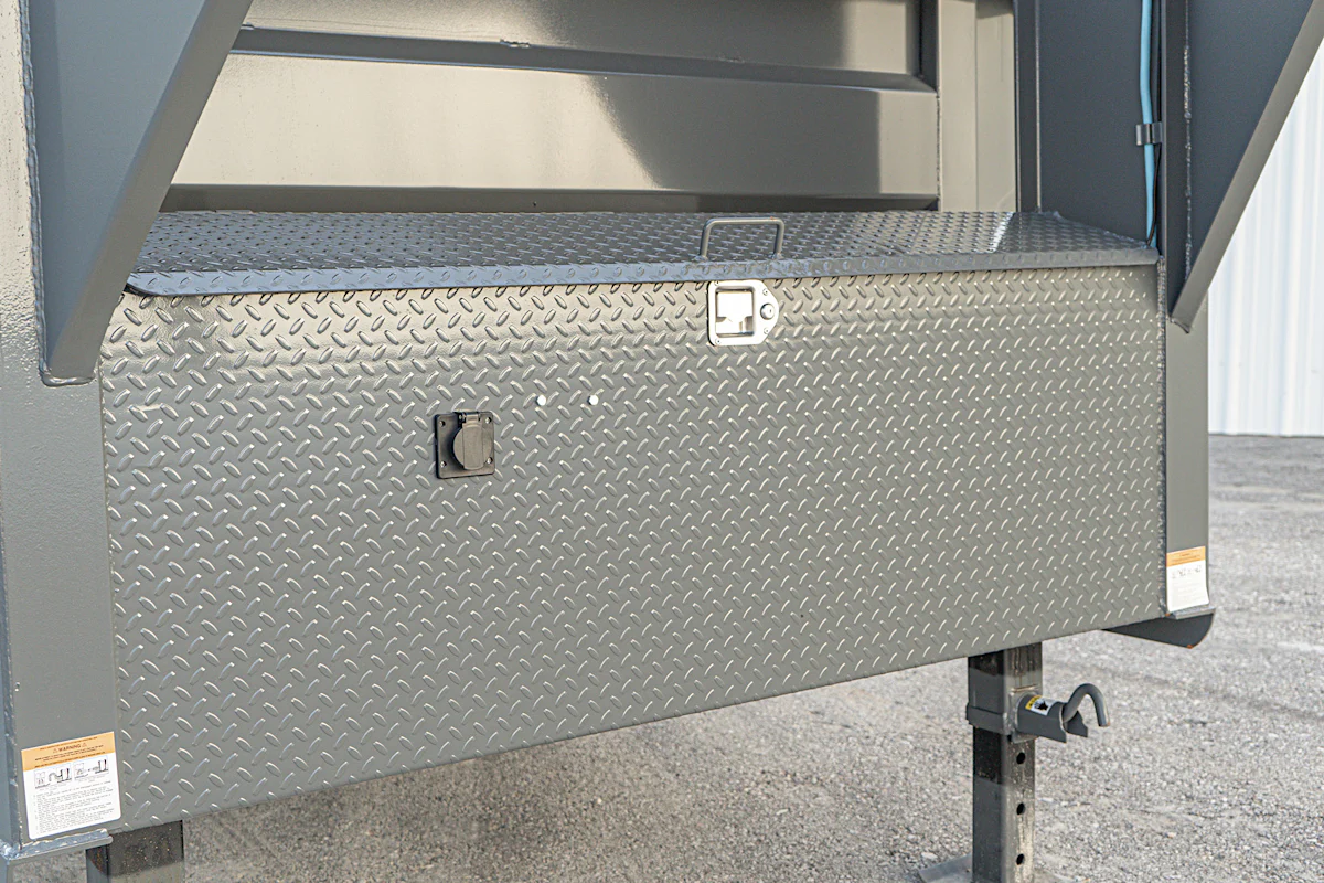 PJ Trailers 16'x83" Gooseneck HD Low Pro Dump Trailer w/ 3' Sides (DE) - Stock #90043 - Image 12 of 32 PJ Trailers 16'x83" Gooseneck HD Low Pro Dump Trailer w/ 3' Sides (DE) - Stock #90043 - Image 12 of 32