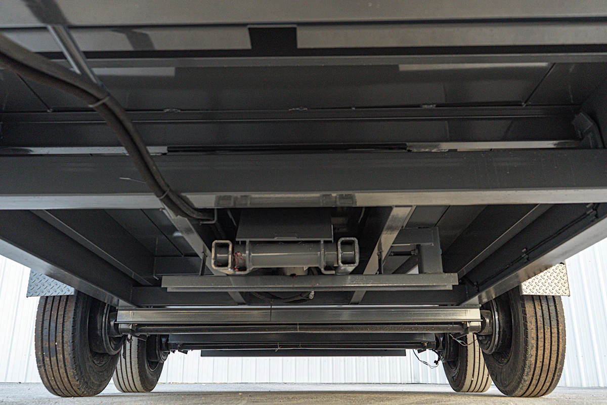 PJ Trailers 16'x83" Gooseneck HD Low Pro Dump Trailer w/ 3' Sides (DE) - Stock #90043 - Image 18 of 32 PJ Trailers 16'x83" Gooseneck HD Low Pro Dump Trailer w/ 3' Sides (DE) - Stock #90043 - Image 18 of 32