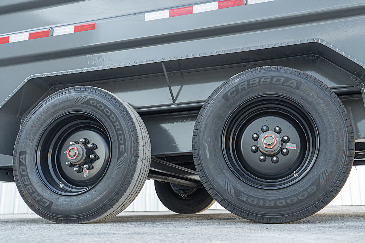 PJ Trailers 16'x83" Gooseneck HD Low Pro Dump Trailer w/ 3' Sides (DE) - Stock #90043 - Image 19 of 32 PJ Trailers 16'x83" Gooseneck HD Low Pro Dump Trailer w/ 3' Sides (DE) - Stock #90043 - Image 19 of 32