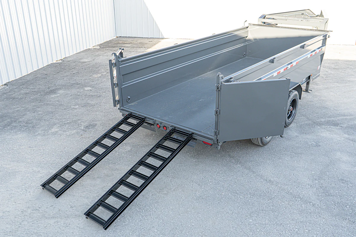PJ Trailers 16'x83" Gooseneck HD Low Pro Dump Trailer w/ 3' Sides (DE) - Stock #90043 - Image 22 of 32 PJ Trailers 16'x83" Gooseneck HD Low Pro Dump Trailer w/ 3' Sides (DE) - Stock #90043 - Image 22 of 32