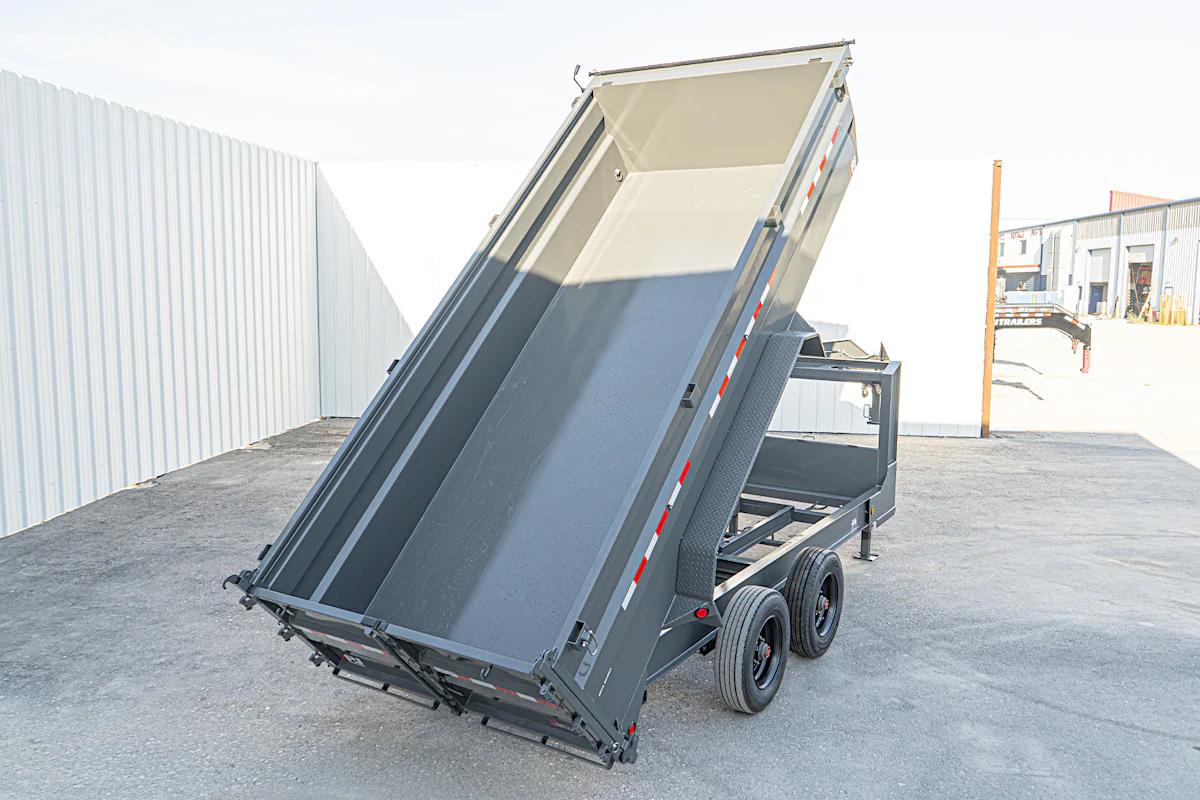PJ Trailers 16'x83" Gooseneck HD Low Pro Dump Trailer w/ 3' Sides (DE) - Stock #90043 - Image 26 of 32 PJ Trailers 16'x83" Gooseneck HD Low Pro Dump Trailer w/ 3' Sides (DE) - Stock #90043 - Image 26 of 32