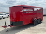 Delta 16' Livestock Trailer (500 ES) Stock #90045 - Thumbnail 1