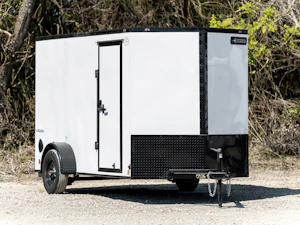 Continental Cargo 6'x12' Enclosed Cargo Trailer w/ Rear Ramp Door (V-Series)