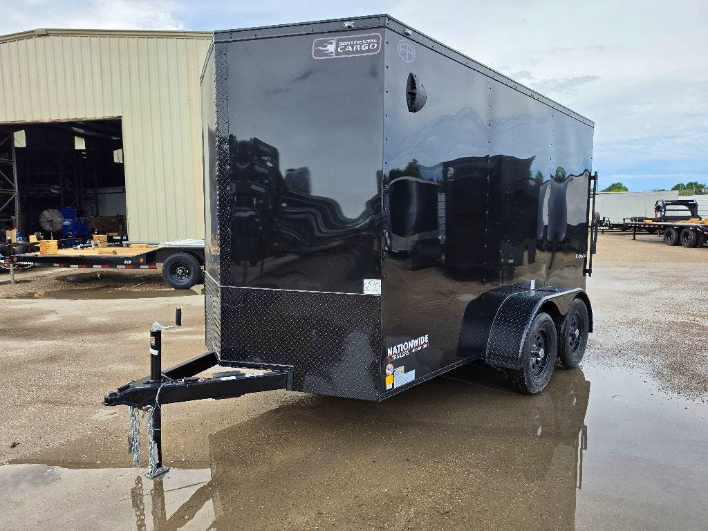 Continental Cargo 6'x12' Enclosed Cargo Trailer w/ Rear Ramp Door (V-Series) - Stock #90058 - Image 7 of 8