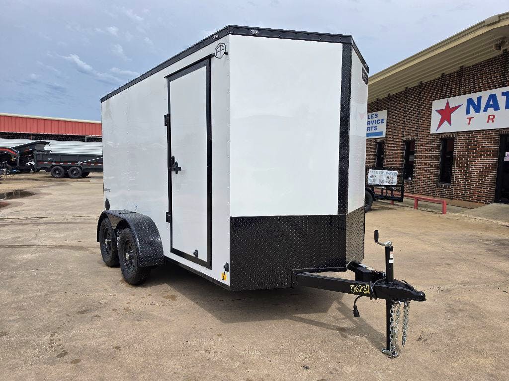 Continental Cargo 6'x12' Enclosed Cargo Trailer w/ Rear Ramp Door (V-Series) - Stock #90059 - Image 1 of 8